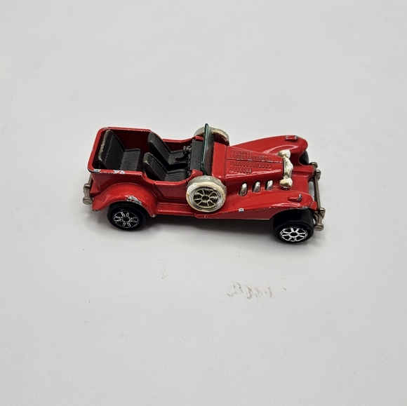 Nice 1/56 Vintage Majorette No. 267 Excalibur Classic Roadster Red - Picture 1 of 4